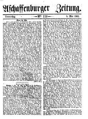 Aschaffenburger Zeitung Donnerstag 8. Mai 1862