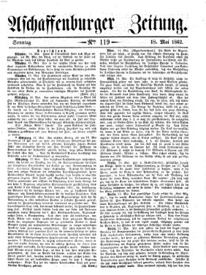 Aschaffenburger Zeitung Sonntag 18. Mai 1862