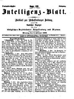 Aschaffenburger Zeitung Montag 5. Februar 1866