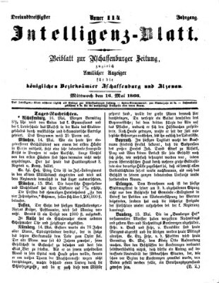 Aschaffenburger Zeitung Mittwoch 16. Mai 1866