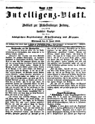 Aschaffenburger Zeitung Mittwoch 6. Juni 1866