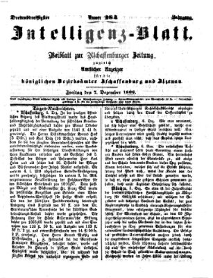 Aschaffenburger Zeitung Freitag 7. Dezember 1866