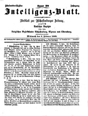 Aschaffenburger Zeitung Mittwoch 5. Februar 1868