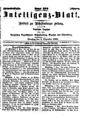 Aschaffenburger Zeitung Dienstag 8. Dezember 1868