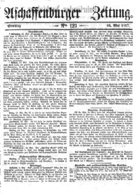 Aschaffenburger Zeitung Sonntag 16. Mai 1869