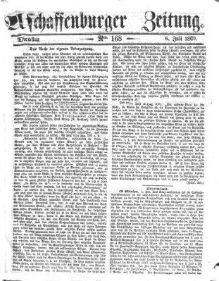 Aschaffenburger Zeitung Dienstag 6. Juli 1869