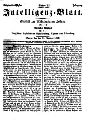 Aschaffenburger Zeitung Donnerstag 14. Januar 1869