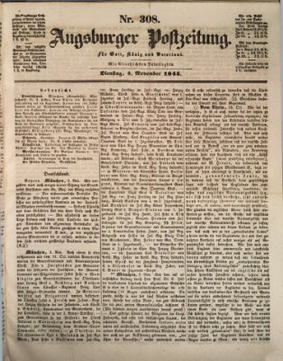Augsburger Postzeitung Dienstag 4. November 1845