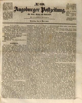 Augsburger Postzeitung Sonntag 9. Mai 1847