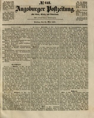 Augsburger Postzeitung Freitag 21. Mai 1847