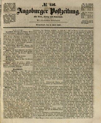 Augsburger Postzeitung Samstag 5. Juni 1847