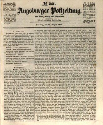 Augsburger Postzeitung Sonntag 29. August 1847