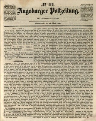 Augsburger Postzeitung Samstag 11. Mai 1850