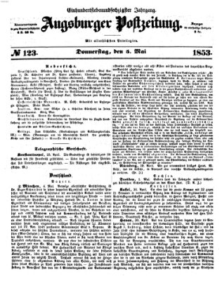 Augsburger Postzeitung Donnerstag 5. Mai 1853