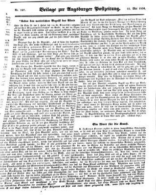 Augsburger Postzeitung Samstag 10. Mai 1856