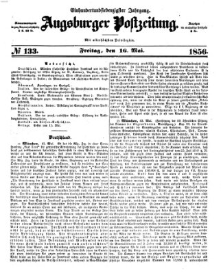 Augsburger Postzeitung Freitag 16. Mai 1856