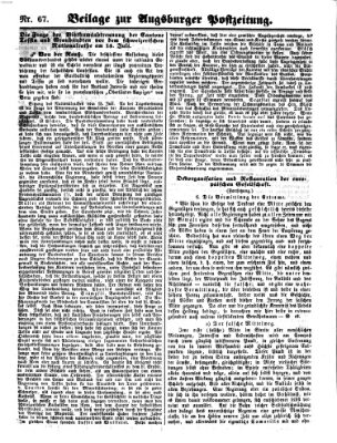 Augsburger Postzeitung Donnerstag 21. Juli 1859