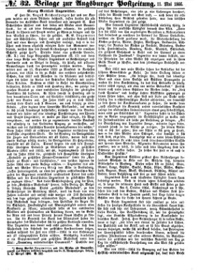 Augsburger Postzeitung Freitag 11. Mai 1866