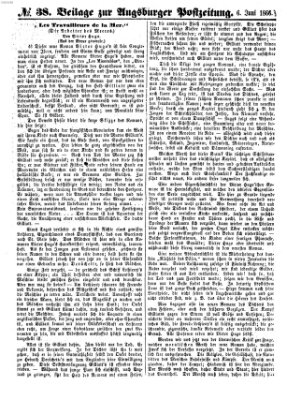 Augsburger Postzeitung Mittwoch 6. Juni 1866