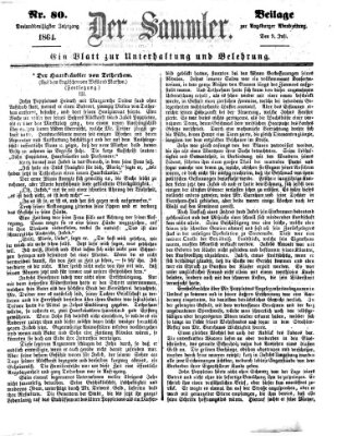 Der Sammler (Augsburger Abendzeitung) Samstag 9. Juli 1864