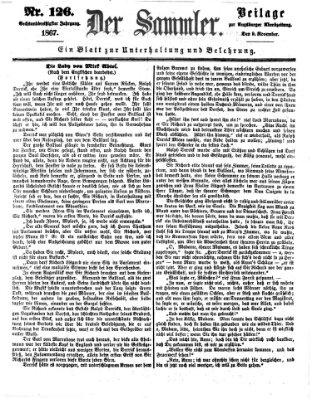 Der Sammler (Augsburger Abendzeitung) Samstag 9. November 1867