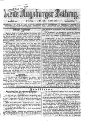 Neue Augsburger Zeitung Sonntag 3. Mai 1863