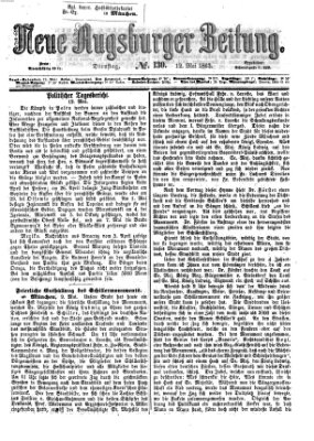 Neue Augsburger Zeitung Dienstag 12. Mai 1863
