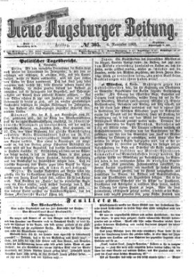 Neue Augsburger Zeitung Freitag 6. November 1863