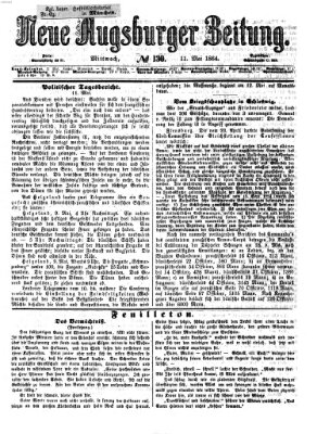 Neue Augsburger Zeitung Mittwoch 11. Mai 1864