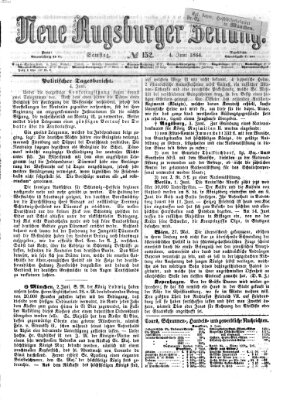 Neue Augsburger Zeitung Samstag 4. Juni 1864