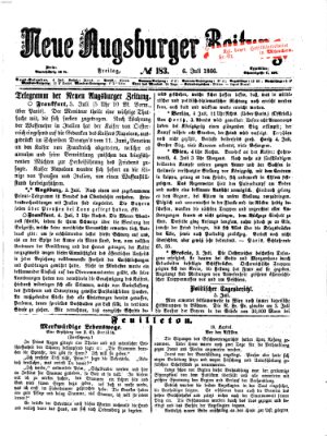 Neue Augsburger Zeitung Freitag 6. Juli 1866