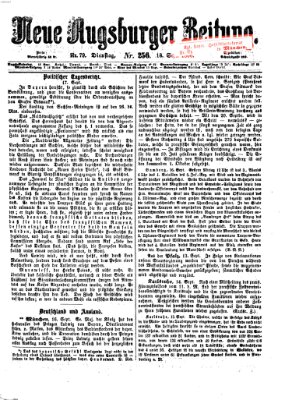 Neue Augsburger Zeitung Dienstag 18. September 1866