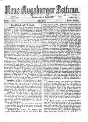 Neue Augsburger Zeitung Sonntag 18. August 1867
