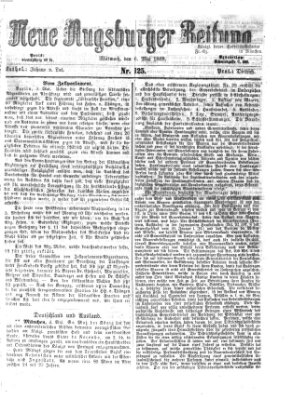 Neue Augsburger Zeitung Mittwoch 6. Mai 1868