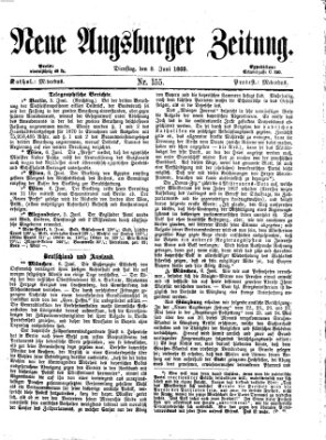 Neue Augsburger Zeitung Dienstag 8. Juni 1869