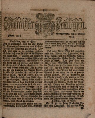 Bayreuther Zeitung Samstag 2. Oktober 1784