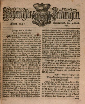 Bayreuther Zeitung Samstag 14. Oktober 1786