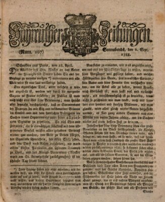 Bayreuther Zeitung Samstag 6. September 1788