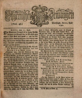 Bayreuther Zeitung Dienstag 20. April 1790