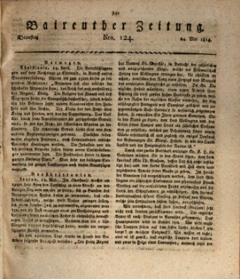 Bayreuther Zeitung Dienstag 24. Mai 1814