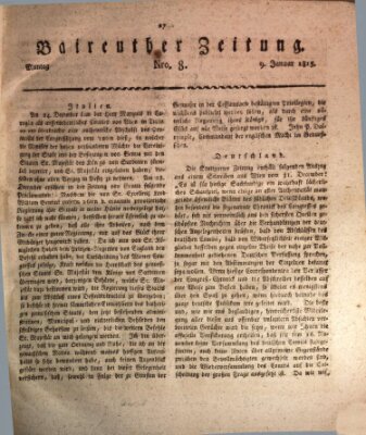 Bayreuther Zeitung Montag 9. Januar 1815