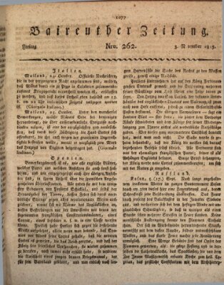 Bayreuther Zeitung Freitag 3. November 1815