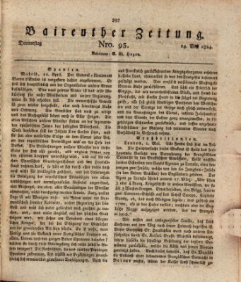 Bayreuther Zeitung Freitag 14. Mai 1824