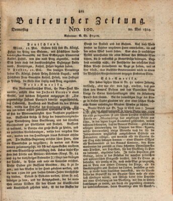 Bayreuther Zeitung Donnerstag 20. Mai 1824