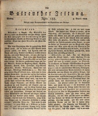 Bayreuther Zeitung Montag 8. August 1825