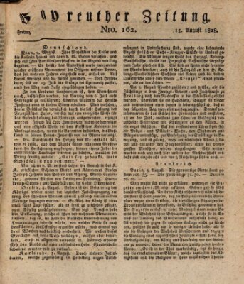 Bayreuther Zeitung Freitag 15. August 1828
