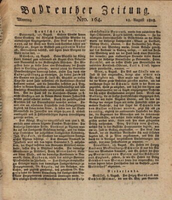 Bayreuther Zeitung Montag 18. August 1828