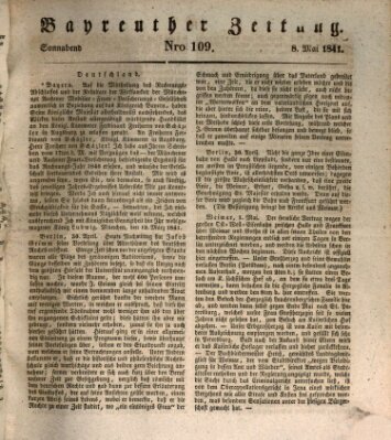 Bayreuther Zeitung Samstag 8. Mai 1841