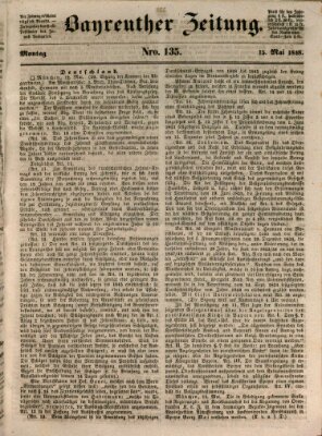 Bayreuther Zeitung Montag 15. Mai 1848