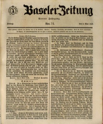 Basler Zeitung Freitag 9. Mai 1834